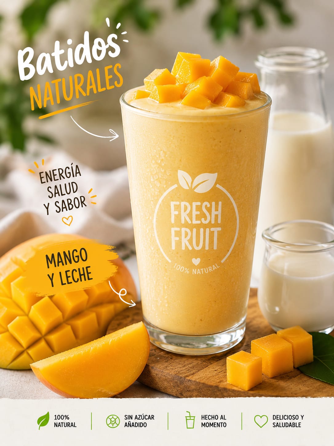 Batido con leche