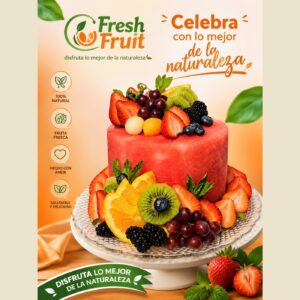 Fresh Fruit Celebration Cake