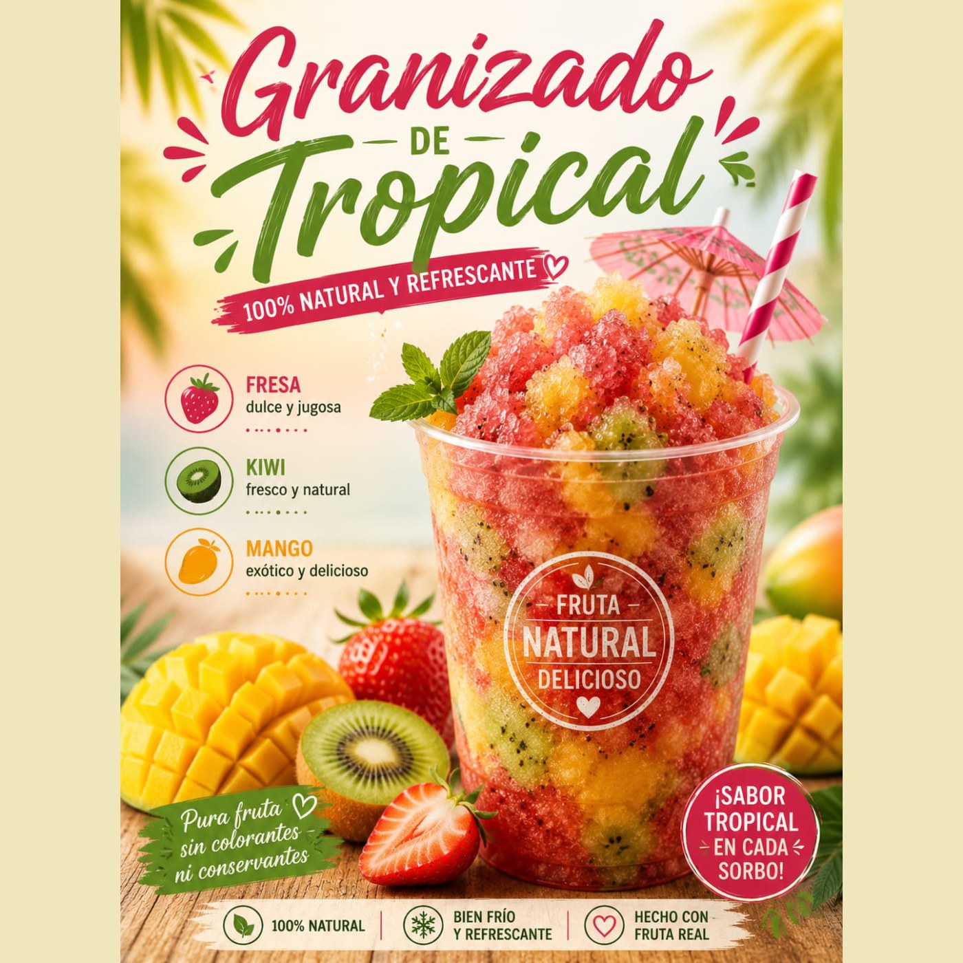 Granizado tropical